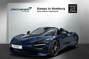 McLaren 750S Spider CF Exterior I Namaka Blue I B&W