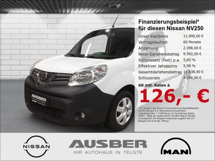 Nissan NV250 Kastenwagen L1H1 2,0t Comfort Heckklappe P
