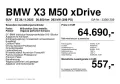 BMW X3 M50 AT Standhzg. Klimaaut. AHK Memory vorn