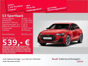 Audi S3 Sportback TFSI S tronic Matrix/Navi+