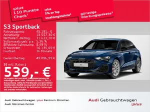 Audi S3 Sportback TFSI S tronic Titan-Abgas/Matrix/Na