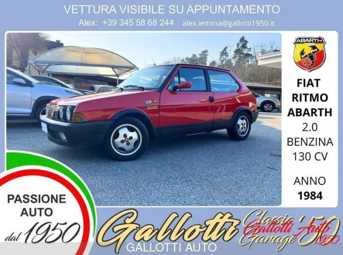 Fiat FIAT Ritmo Fiat RITMO ABARTH 2.0 benzina 130cv