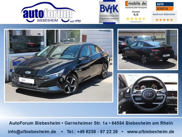 Hyundai Elantra 1.6 LED*Schiebedach*Sitzhzg*BOSE*Kamera