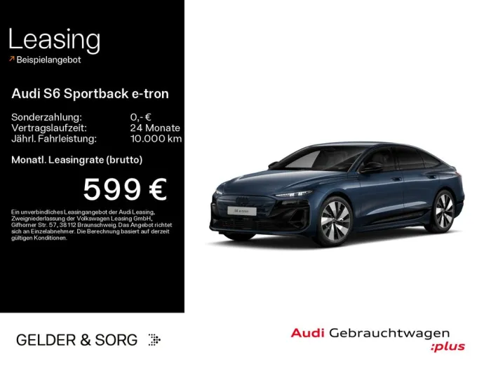 Audi S6 Sportback e-tron 370 kW S line 655km/WLTP*B&O