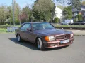 Mercedes-Benz schönes C126-Coupe (500 SEC) in Manganbraun