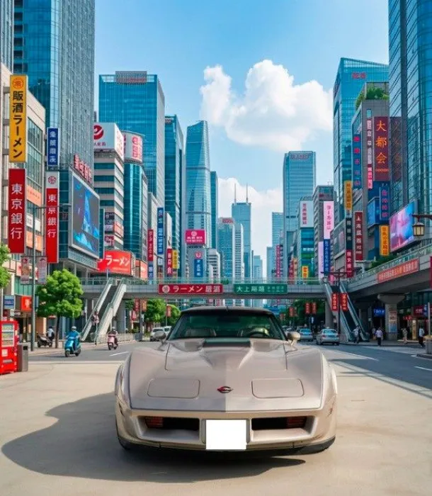 Corvette LOW MILEAGE- Original- Zeitkapsel - Time Capsule