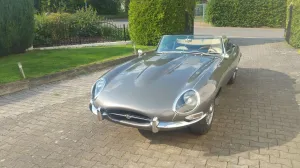 Jaguar E-Type S1 Cabrio Gunmetalgrey Flatfloor 