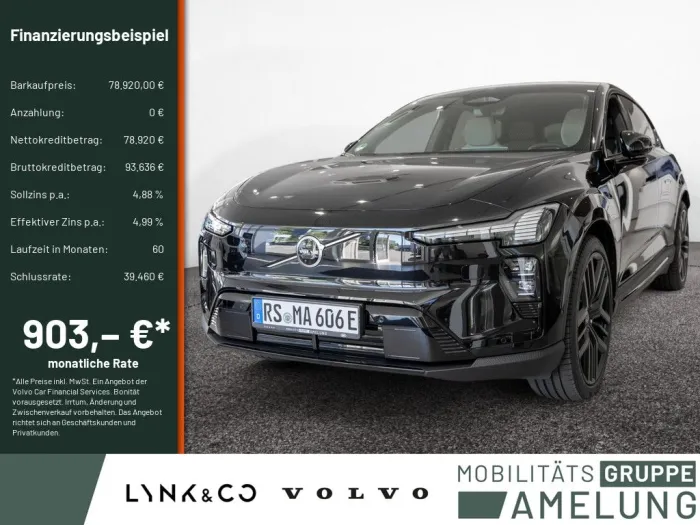 Volvo EX60 375 kW P10 electric Ultra SHZ LED PANO 360°